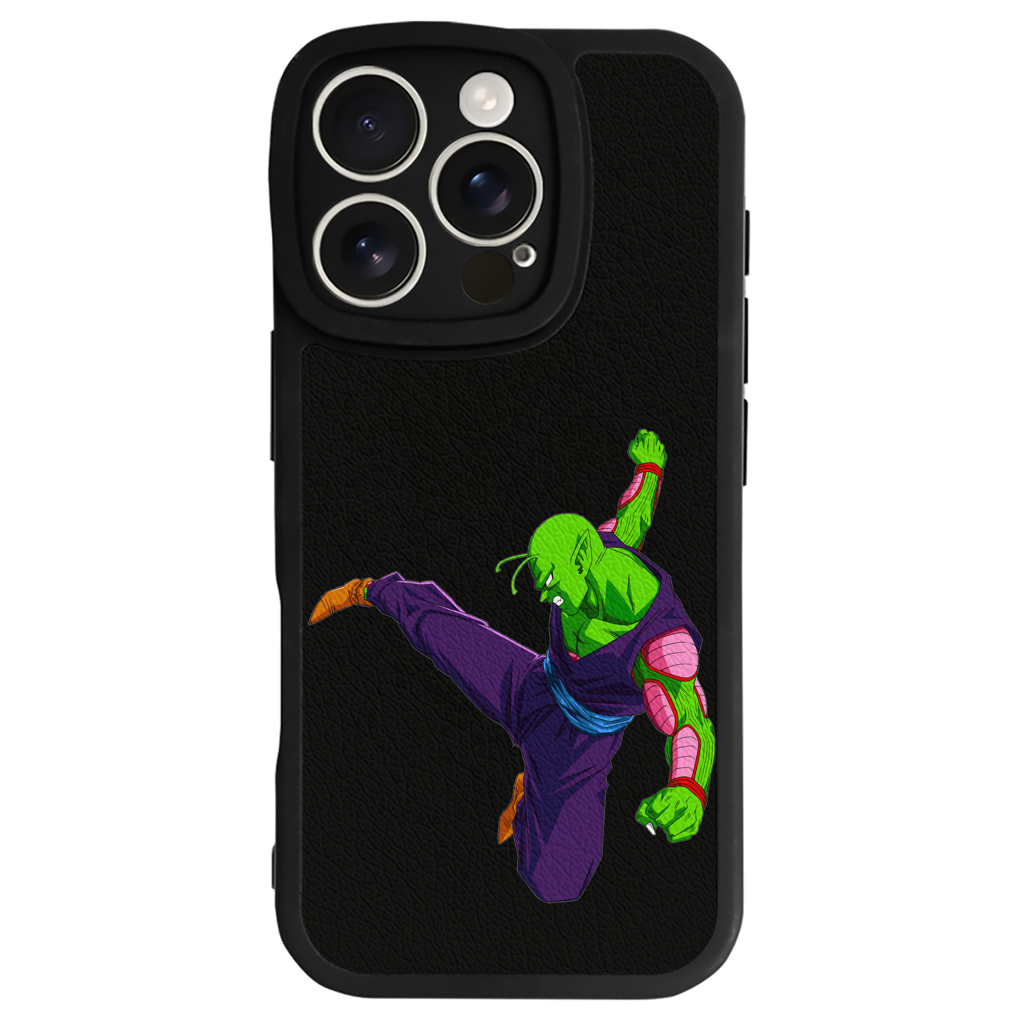 （画像用） ドラゴンボール ピッコロ DRAGON BALL Piccolo 【iPhone 16シリーズ対応】シリコンスマホケース（レザー調） 材質：シリコン